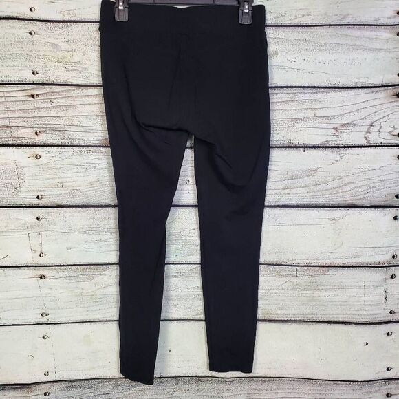LOFT Women’s Pull-On Skinny Pants Black Ankle Leggings Size Small Stretch Rayon - Picture 3 of 7